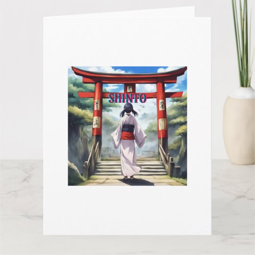 Japanese Shinto Religion Card