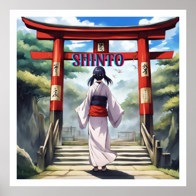 Japanese Shinto Religion Poster (Front)
