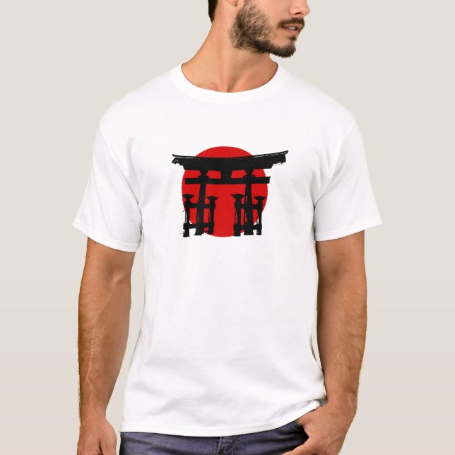 Japanese Shinto Shrine T-Shirt (Front)