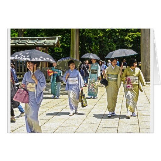 Japanese Shrine Festival Cards (Front Horizontal)