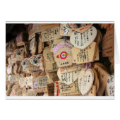 Japanese Shrine Wooden Dedications (Front Horizontal)