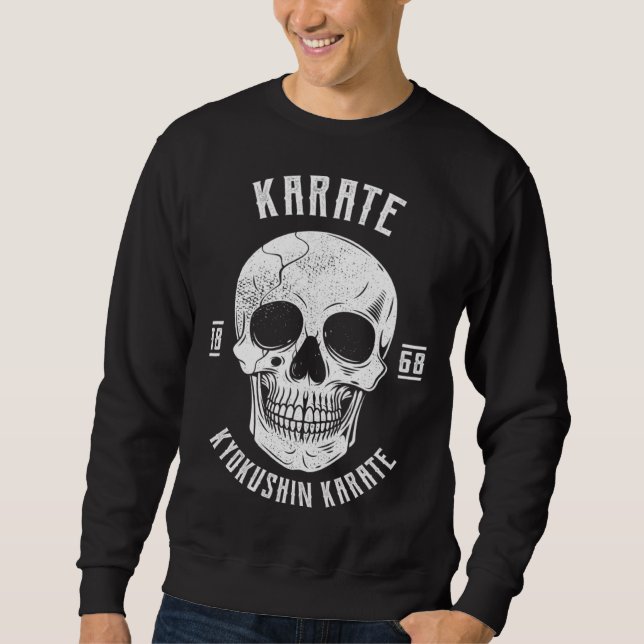 Japanese Skull Karate Sweatshirt (Front)