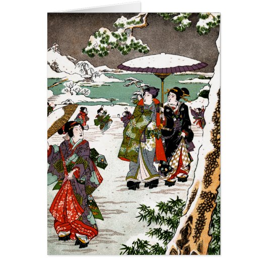 Japanese Snowscape Cards (Front)
