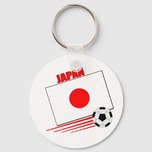 Japanese Soccer Team Keychain (Front)