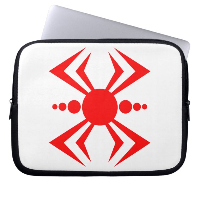 Japanese Spider Laptop Sleeve (Front)