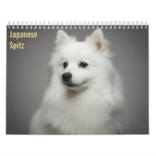 Japanese Spitz 2027 Wall Calendar