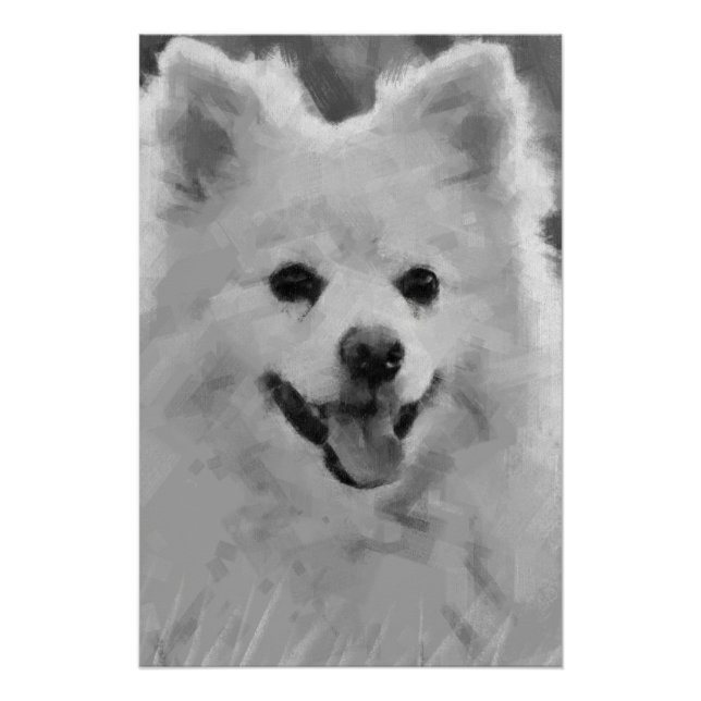 Japanese Spitz Poster (Front)