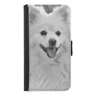 Japanese Spitz Samsung Galaxy S5 Wallet Case