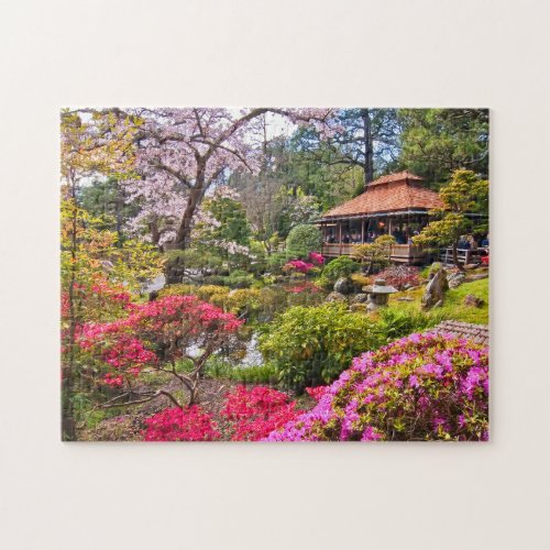 Japanese Spring Garden Jigsaw Puzzle