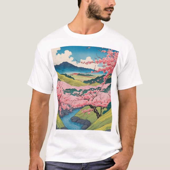 Japanese Spring Season T-Shirt (Front)