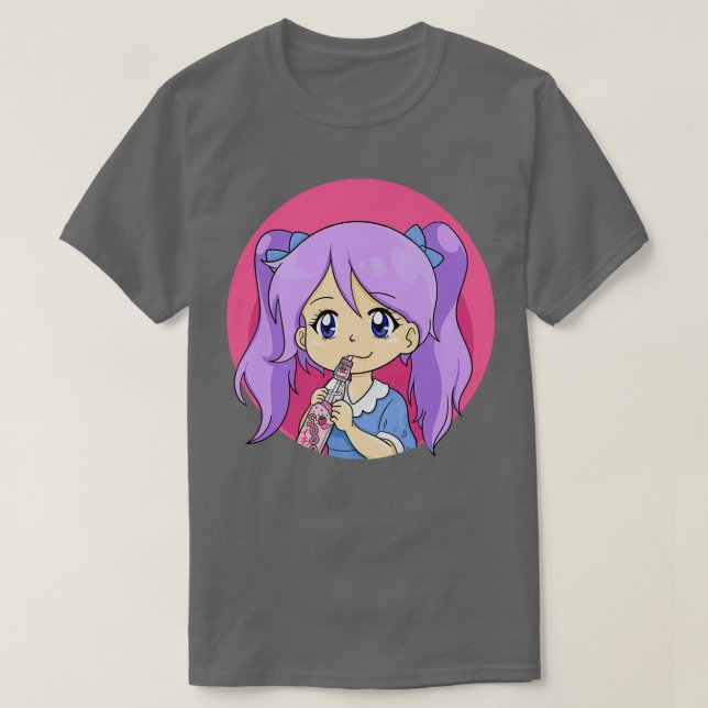 Japanese Strawberry Blueberry Soda Japan  T-Shirt (Design Front)