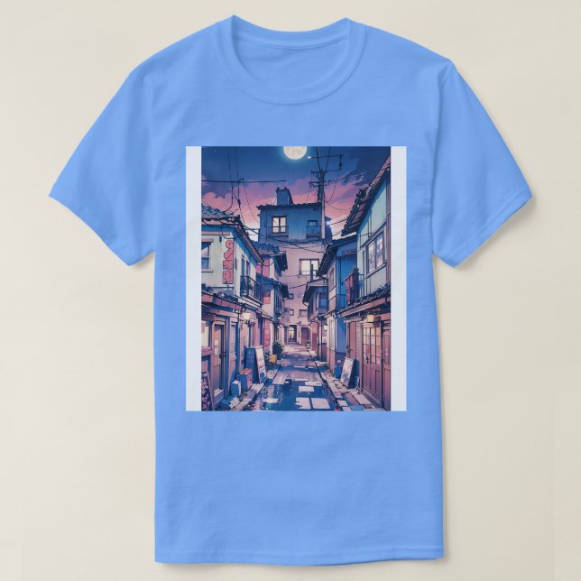 Japanese street pastel aesthetic T-Shirt (Design Front)