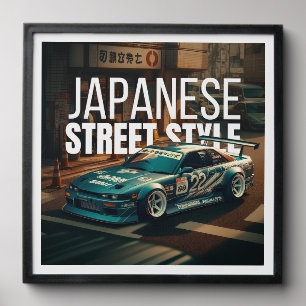 Japanese Street Style Peel And Stick Photo Tile