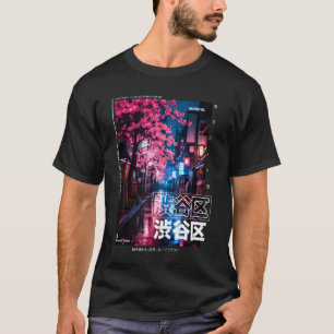 Japanese Streetwear Retro Aesthetic Shibuya Tokyo T-Shirt
