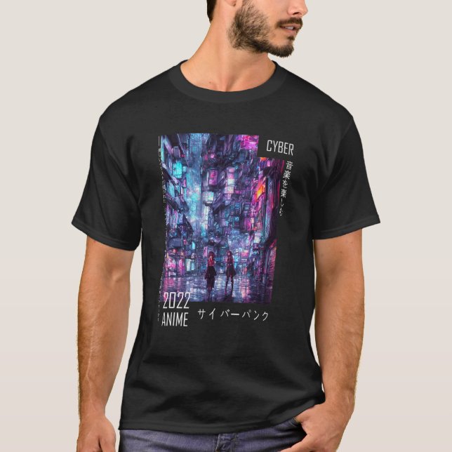 Japanese Streetwear Tokyo Fashion Aesthetic Graphi T-Shirt (Front)