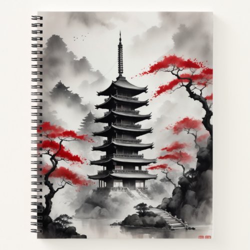 Japanese Style Aesthetic Notebook