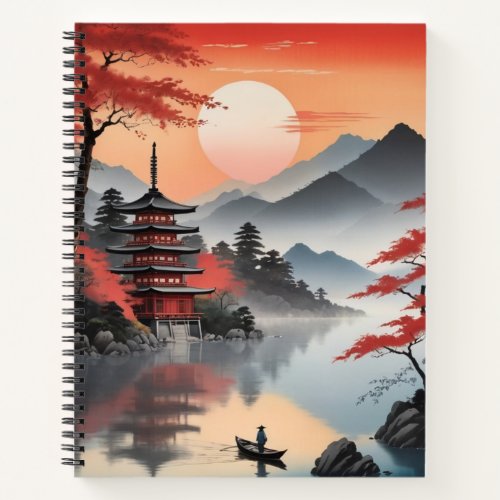 Japanese Style Aesthetic Notebook