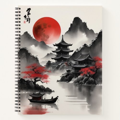 Japanese Style Aesthetic Notebook