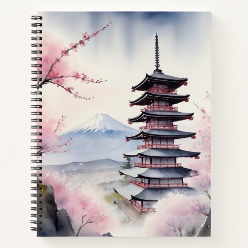 Japanese Style Aesthetic Notebook