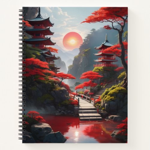 Japanese Style Aesthetic Notebook