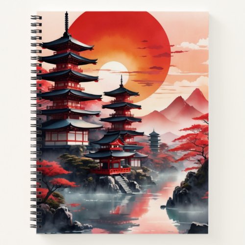 Japanese Style Aesthetic Notebook