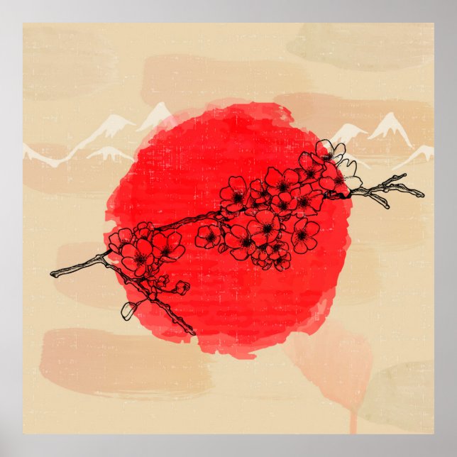 Japanese Style Art Poster (Front)