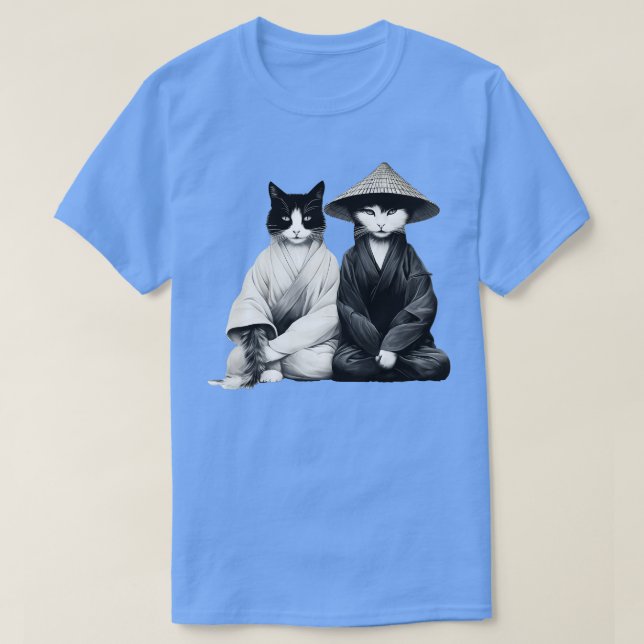 Japanese Style Cat T-Shirt (Design Front)