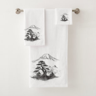 Japanese Style Collection Bath Towel Set