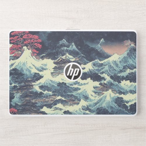 Japanese style HP laptop skin