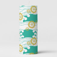 Japanese style Kimono Patterned Candle