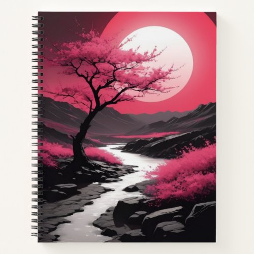 Japanese Style nature Aesthetic Notebook