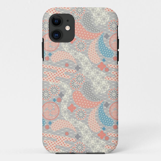 Japanese style pattern. Illustration. Case-Mate iPhone Case (Back)