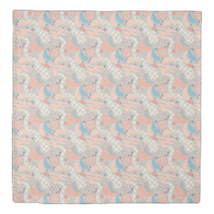 Japanese style pattern. Illustration. Duvet Cover