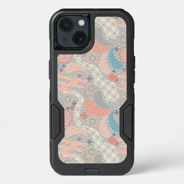 Japanese style pattern. Illustration. Otterbox iPhone Case (Back)