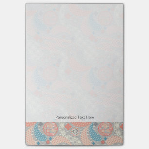 Japanese style pattern. Illustration. Post-it Notes