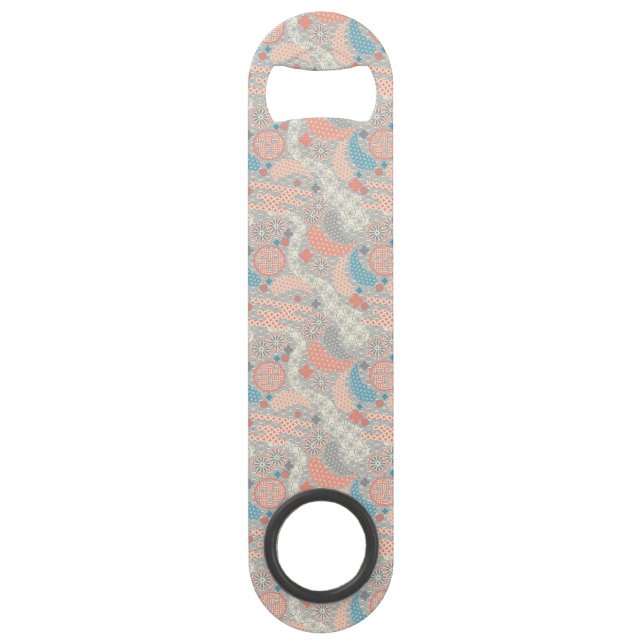 Japanese style pattern. Illustration. Speed Bottle Opener (Front)