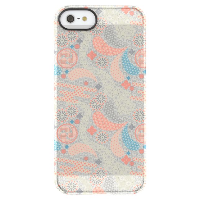 Japanese style pattern. Illustration. Uncommon iPhone Case (Back)