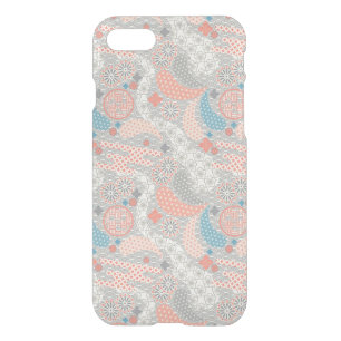 Japanese style pattern. Illustration. iPhone SE/8/7 Case