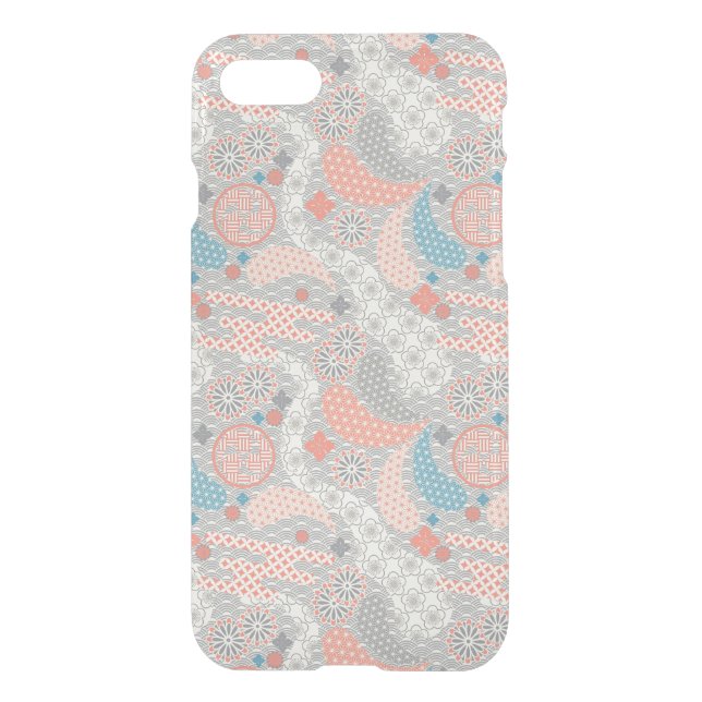 Japanese style pattern. Illustration. Uncommon iPhone Case (Back)