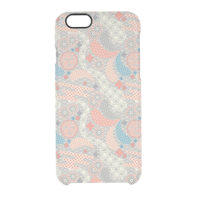 Japanese style pattern. Illustration. Uncommon iPhone Case (Back)