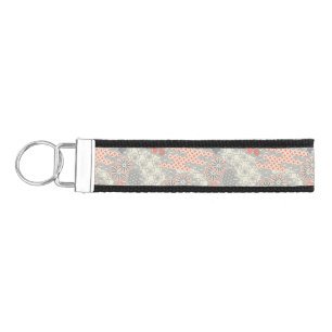 Japanese style pattern. Illustration. Wrist Keychain
