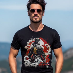 Japanese Style Samurai Warrior T-Shirt