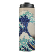 Japanese Style, Wave Two-Tone Coffee Mug Flask