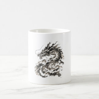 Japanese Sumi-e Dragon – Traditional Japanese  Coffee Mug