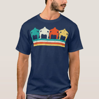 Japanese Sumo Wrestler Japanese Retro sumo wrestli T-Shirt