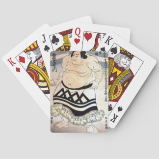Japanese sumo-wrestler Playing Cards