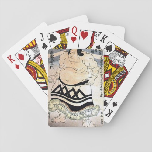 Japanese sumo_wrestler Playing Cards