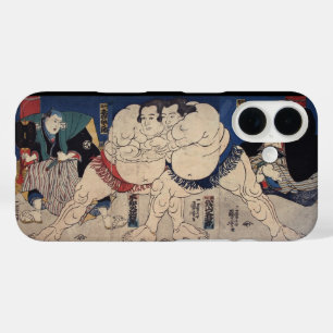 Japanese Sumo Wrestling, Kuniyoshi iPhone 16 Case