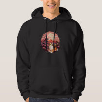 Japanese Sunset Calico Cat Hoodie