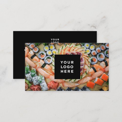 Japanese Sushi Asian Fusion Custom Business Card